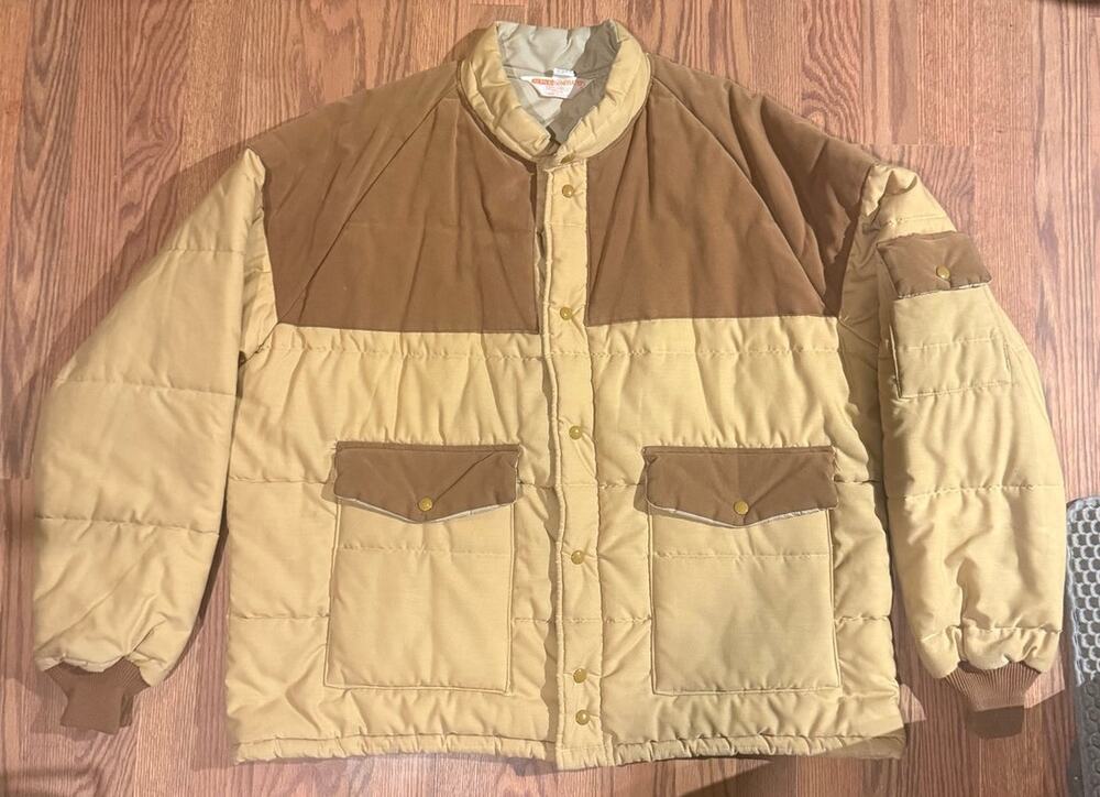 70s Active Generations two tone Puffer Jacket size 2xl